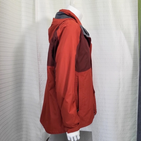 Columbia Interchange Jacket Wind Resistant Shell (No liner) Red/Dark Red Men's L - Picture 5 of 16